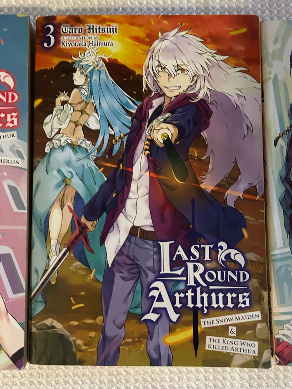 Last Round Arthurs Manga Lot Vol 1, 3 & 5 Yen Press English Softcover - Picture 3 of 9